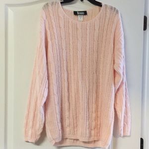 💕CUTE PINK CABLE KNIT SWEATER!!💕